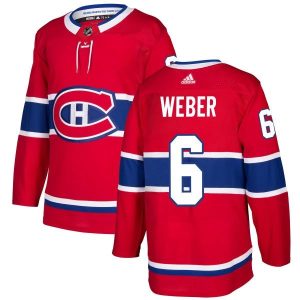 Herren Montreal Canadiens Eishockey Trikot Shea Weber 6 Rot Authentic